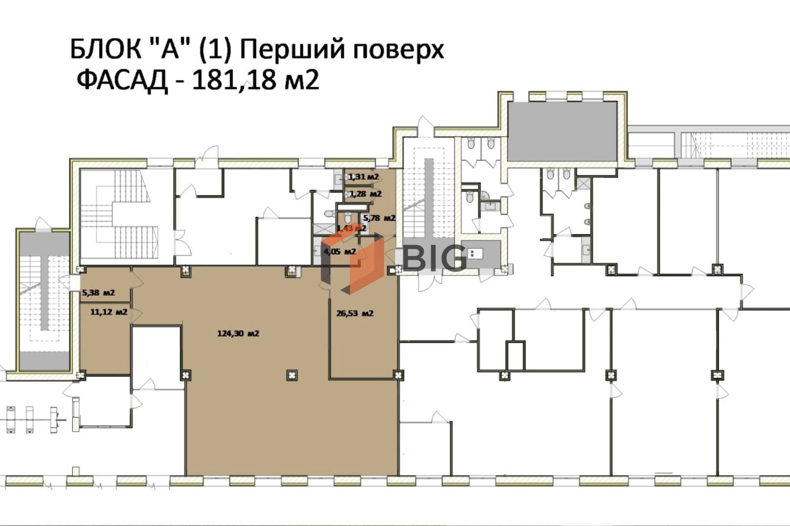 Приміщення 182 м2 в бізнес-центрі за вул. Максимовича (метро Васильківська)