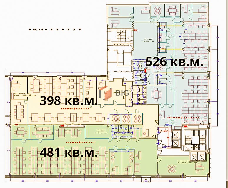 Ремонт під орендаря! Офісні блоки від 398 - 1458 кв.м. біля ст.м. "Шулявка"