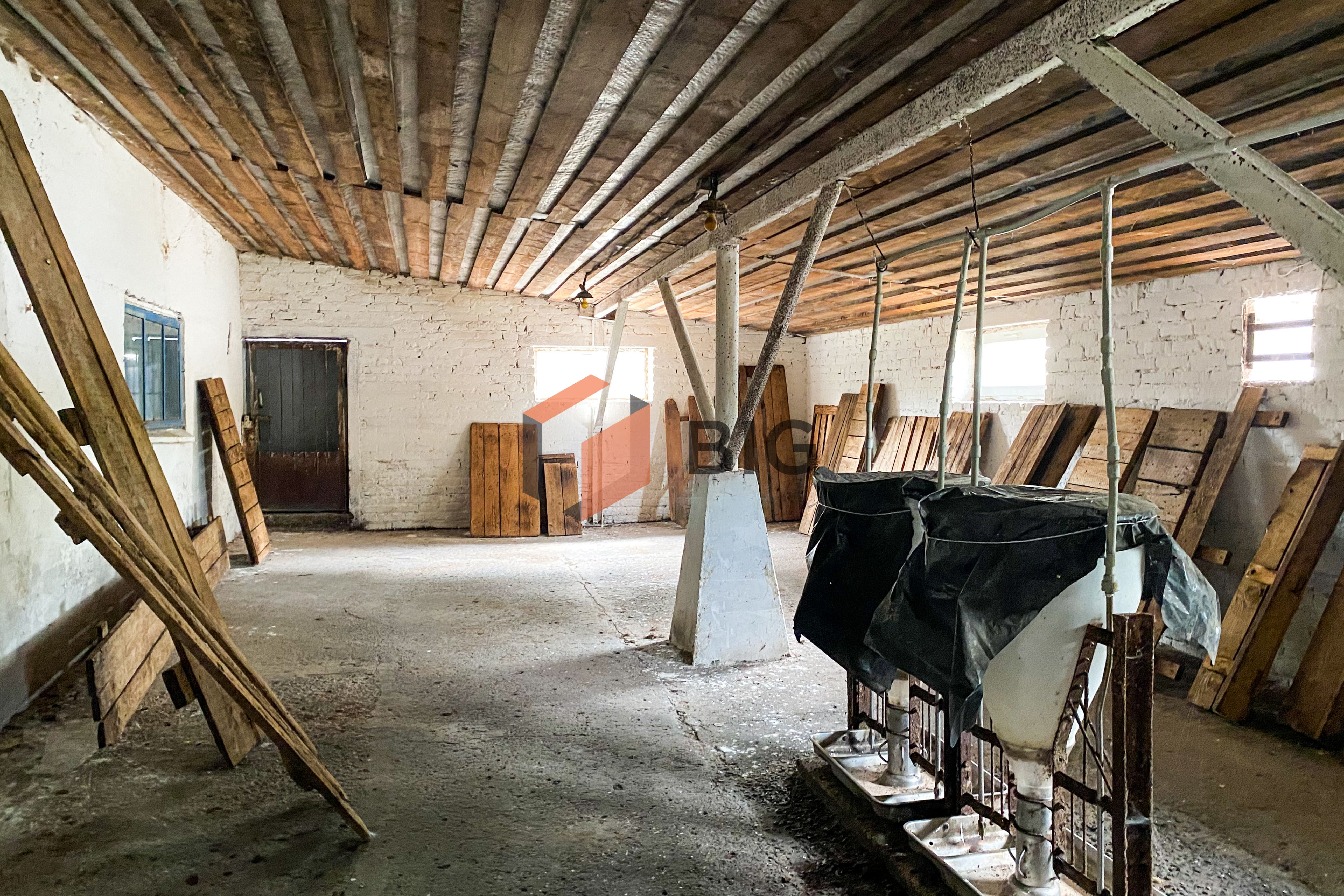 Пропонується до продажу цегляна будівля з повною інфраструктурою для ведення товарного сільськогосподарського виробництва в с. Рудня