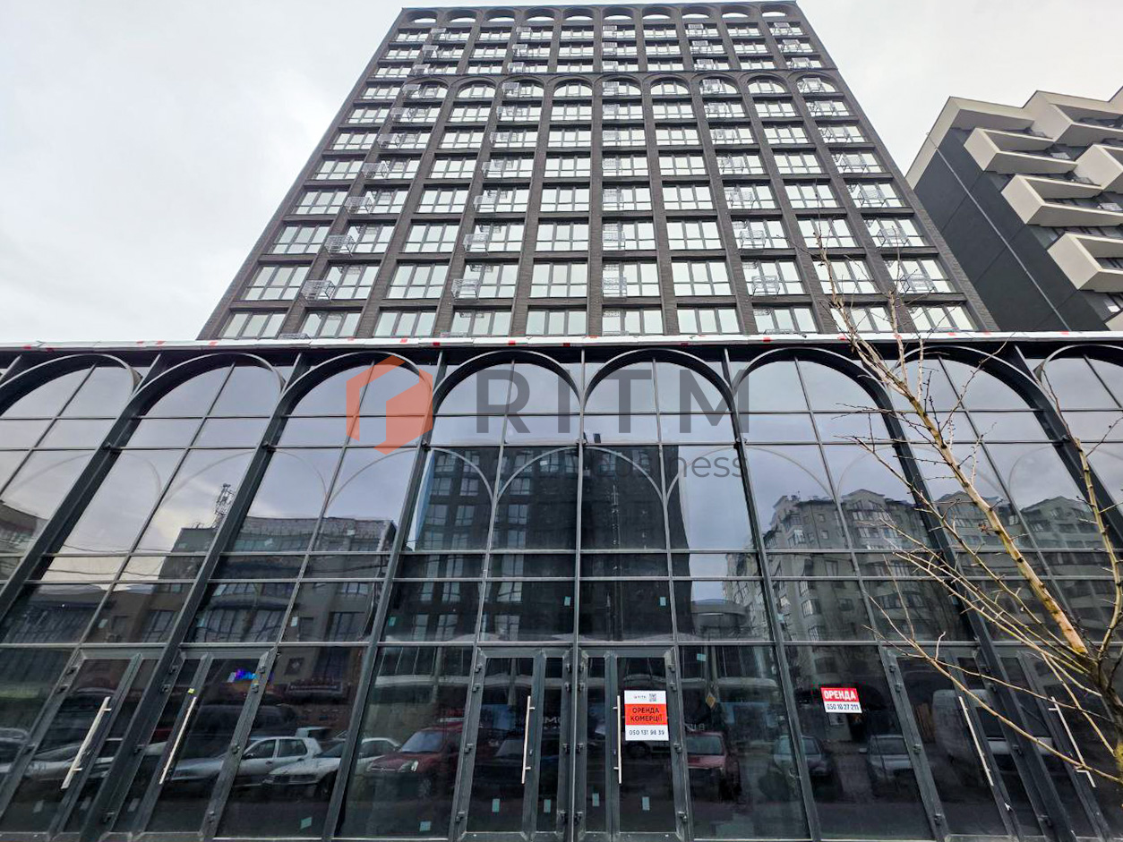 Оренда фасадного приміщення 145 м² у центрі — ЖК «Ярко Центр», Південний Бульвар